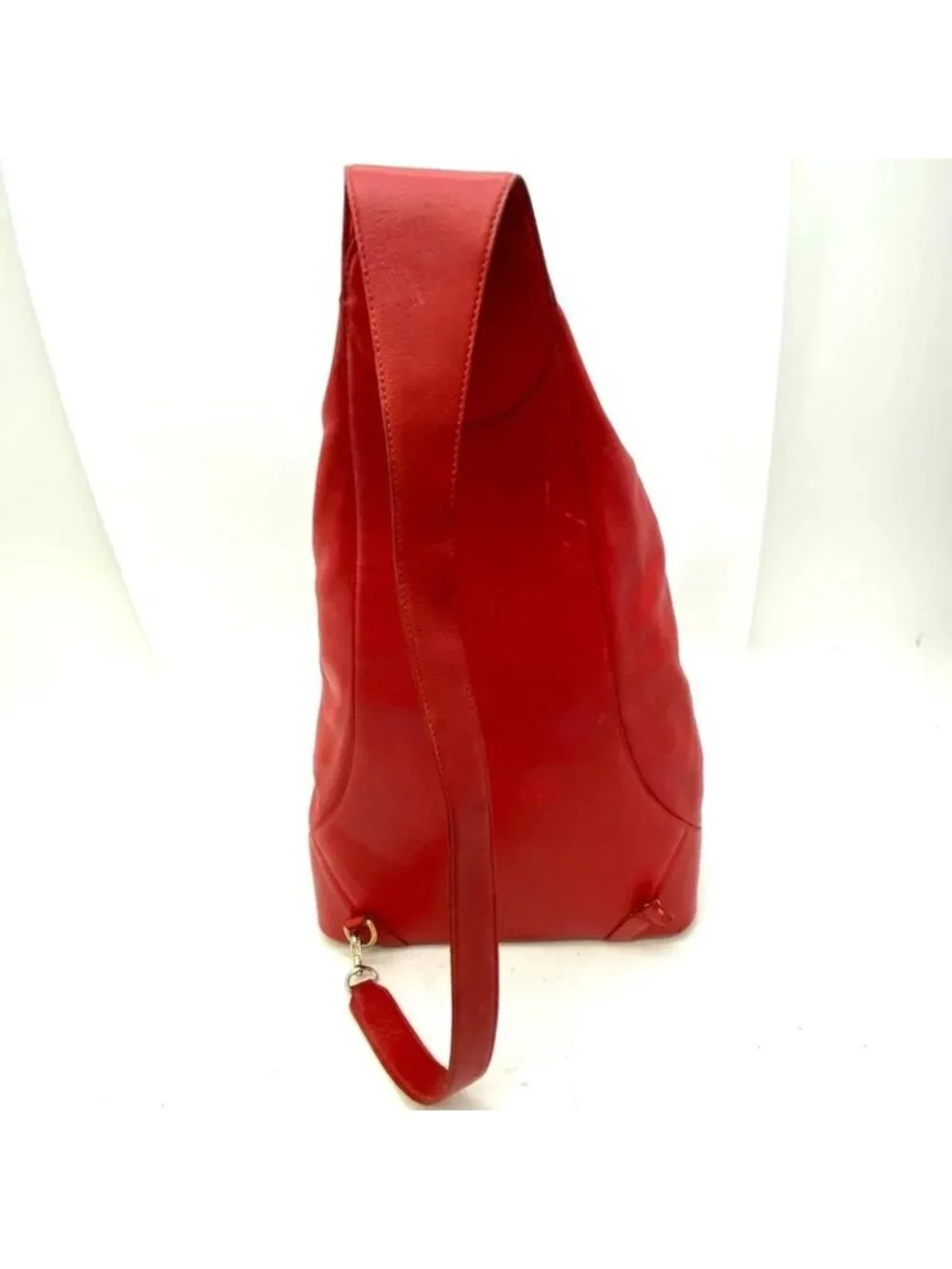 Loewe Shoulder Bag Anagram Leather Red Backpack Travel - Picture 2 of 15